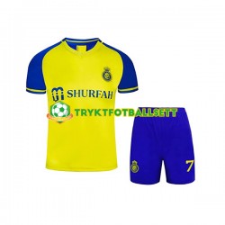 3-13 år Barn Al-Nassr drakt Ronaldo 7 Hjemme 2022-23 Korte Ermer
