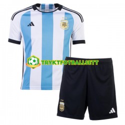 3-13 år Barn Argentina drakt Hjemme VM 2022 Korte Ermer 3-13 år Barn Argentina drakt Hjemme VM 2022 Korte Ermer
