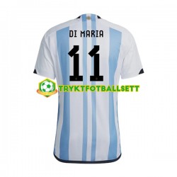 Herre Argentina drakt Di Maria 11 Hjemme VM 2022 Korte Ermer Herre Argentina drakt Di Maria 11 Hjemme VM 2022 Korte Ermer