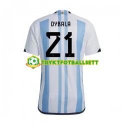 Herre Argentina drakt Dybala 21 Hjemme VM 2022 Korte Ermer Herre Argentina drakt Dybala 21 Hjemme VM 2022 Korte Ermer