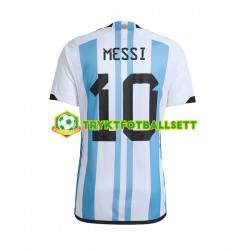 Herre Argentina drakt Lionel Messi 10 Hjemme VM 2022 Korte Ermer Herre Argentina drakt Lionel Messi 10 Hjemme VM 2022 Korte Ermer