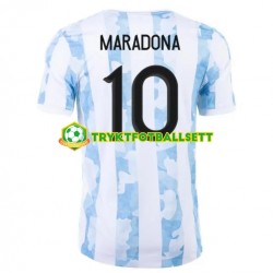 Herre Argentina drakt Maradona 10 2021 Hjemme Korte Ermer Herre Argentina drakt Maradona 10 2021 Hjemme Korte Ermer