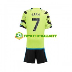 3-13 år Barn Arsenal drakt Saka 7 Borte 2023-2024 Korte Ermer