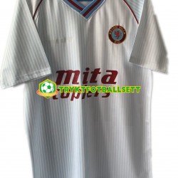Herre Aston Villa drakt 1988 Retro Borte Korte Ermer Herre Aston Villa drakt 1988 Retro Borte Korte Ermer