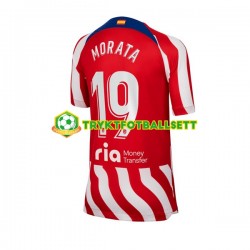 Herre Atlético Madrid drakt Alvaro Morata 19 Hjemme 2022-23 Korte Ermer Herre Atlético Madrid drakt Alvaro Morata 19 Hjemme 2022-23 Korte Ermer