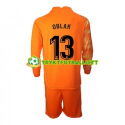 3-13 år Barn Keeper Atlético Madrid drakt Jan Oblak 13 Hjemme 2021-22 Langermet 3-13 år Barn Keeper Atlético Madrid drakt Jan Oblak 13 Hjemme 2021-22 Langermet