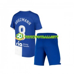 3-13 år Barn Atlético Madrid drakt Griezmann 8 120 Anniversary Hjemme 2022-23 Korte Ermer 3-13 år Barn Atlético Madrid drakt Griezmann 8 120 Anniversary Hjemme 2022-23 Korte Ermer