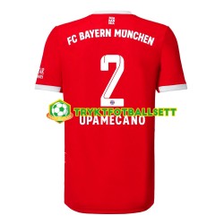 Herre FC Bayern München drakt Upamecano 2 Hjemme 2022-23 Korte Ermer Herre FC Bayern München drakt Upamecano 2 Hjemme 2022-23 Korte Ermer