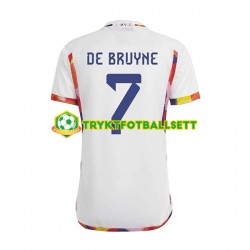 Herre Belgia drakt De Bruyne 7 Borte VM 2022 Korte Ermer Herre Belgia drakt De Bruyne 7 Borte VM 2022 Korte Ermer