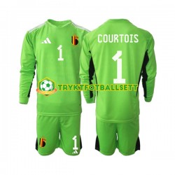 3-13 år Barn Keeper Belgia drakt Courtois 1 Hjemme 2021-22 Langermet 3-13 år Barn Keeper Belgia drakt Courtois 1 Hjemme 2021-22 Langermet