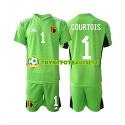 3-13 år Barn Keeper Belgia drakt Courtois 1 Hjemme 2021-22 Korte Ermer 3-13 år Barn Keeper Belgia drakt Courtois 1 Hjemme 2021-22 Korte Ermer