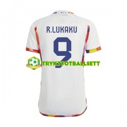 Herre Belgia drakt Lukaku 9 Borte VM 2022 Korte Ermer Herre Belgia drakt Lukaku 9 Borte VM 2022 Korte Ermer