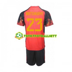 3-13 år Barn Belgia drakt Michy Batshuayi 23 Hjemme VM 2022 Korte Ermer 3-13 år Barn Belgia drakt Michy Batshuayi 23 Hjemme VM 2022 Korte Ermer