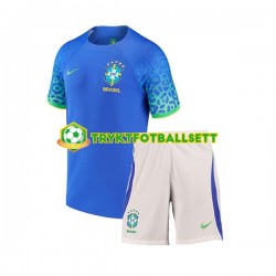 3-13 år Barn Brasil drakt Borte VM 2022 Korte Ermer 3-13 år Barn Brasil drakt Borte VM 2022 Korte Ermer