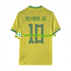 Herre Brasil drakt Neymar JR 10 Hjemme VM 2022 Korte Ermer Herre Brasil drakt Neymar JR 10 Hjemme VM 2022 Korte Ermer