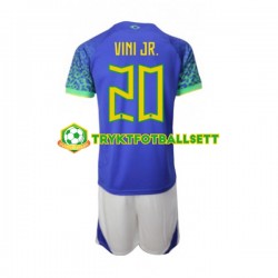 3-13 år Barn Brasil drakt Vinicius Junior 20 Borte VM 2022 Korte Ermer 3-13 år Barn Brasil drakt Vinicius Junior 20 Borte VM 2022 Korte Ermer