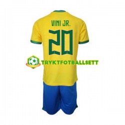 3-13 år Barn Brasil drakt Vinicius Junior 20 Hjemme VM 2022 Korte Ermer 3-13 år Barn Brasil drakt Vinicius Junior 20 Hjemme VM 2022 Korte Ermer