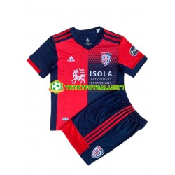 3-13 år Barn Cagliari drakt Hjemme 2021-22 Korte Ermer