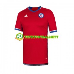 Herre Chile drakt Hjemme 2022 Korte Ermer Herre Chile drakt Hjemme 2022 Korte Ermer