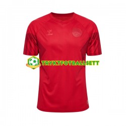 Herre Danmark drakt Hjemme VM 2022 Korte Ermer