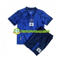 3-13 år Barn EL Salvador drakt Hjemme 2023 Korte Ermer 3-13 år Barn EL Salvador drakt Hjemme 2023 Korte Ermer