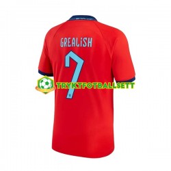 Herre England drakt Grealish 7 Borte VM 2022 Korte Ermer Herre England drakt Grealish 7 Borte VM 2022 Korte Ermer
