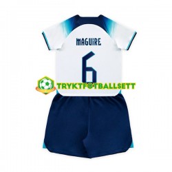 3-13 år Barn England drakt Maguire 6 Hjemme VM 2022 Korte Ermer 3-13 år Barn England drakt Maguire 6 Hjemme VM 2022 Korte Ermer