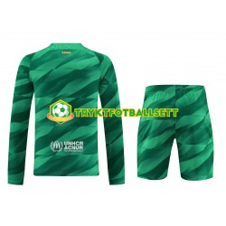 3-13 år Barn Keeper FC Barcelona drakt Hjemme 2023-2024 Langermet