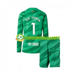 3-13 år Barn Keeper FC Barcelona drakt Ter Stegen 1 Hjemme 2023-2024 Langermet 3-13 år Barn Keeper FC Barcelona drakt Ter Stegen 1 Hjemme 2023-2024 Langermet