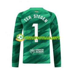 Herre Keeper FC Barcelona drakt Ter Stegen 1 Hjemme 2023-2024 Langermet Herre Keeper FC Barcelona drakt Ter Stegen 1 Hjemme 2023-2024 Langermet