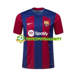 Herre FC Barcelona drakt Hjemme 2023-2024 Korte Ermer Herre FC Barcelona drakt Hjemme 2023-2024 Korte Ermer