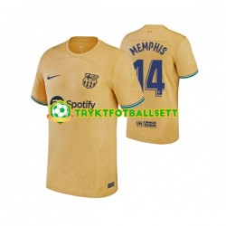 Herre FC Barcelona drakt Memphis Depay 14 Borte 2022-23 Korte Ermer Herre FC Barcelona drakt Memphis Depay 14 Borte 2022-23 Korte Ermer