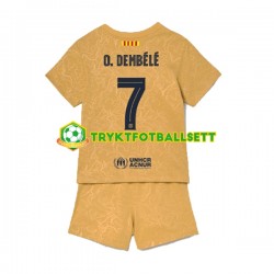 3-13 år Barn FC Barcelona drakt Ousmane Dembele 7 Borte 2022-23 Korte Ermer