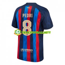 Herre FC Barcelona drakt Pedri 8 Hjemme 2022-23 Korte Ermer Herre FC Barcelona drakt Pedri 8 Hjemme 2022-23 Korte Ermer