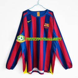 Herre FC Barcelona drakt 2005- Retro Hjemme 2006 Langermet Herre FC Barcelona drakt 2005- Retro Hjemme 2006 Langermet