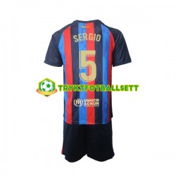 3-13 år Barn FC Barcelona drakt Sergio Busquets 5 Hjemme 2022-23 Korte Ermer 3-13 år Barn FC Barcelona drakt Sergio Busquets 5 Hjemme 2022-23 Korte Ermer
