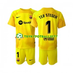 3-13 år Barn Keeper FC Barcelona drakt Ter Stegen 1 Fjerde 2022-23 Korte Ermer 3-13 år Barn Keeper FC Barcelona drakt Ter Stegen 1 Fjerde 2022-23 Korte Ermer