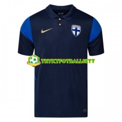 Herre Finland drakt Euro 2020 Borte Korte Ermer