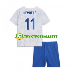 3-13 år Barn Frankrike drakt Dembele 11 Borte VM 2022 Korte Ermer 3-13 år Barn Frankrike drakt Dembele 11 Borte VM 2022 Korte Ermer