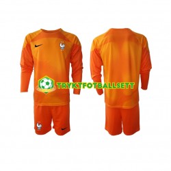 3-13 år Barn Keeper Frankrike drakt Borte VM 2022 Langermet 3-13 år Barn Keeper Frankrike drakt Borte VM 2022 Langermet