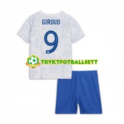 3-13 år Barn Frankrike drakt Olivier Giroud 9 Borte VM 2022 Korte Ermer 3-13 år Barn Frankrike drakt Olivier Giroud 9 Borte VM 2022 Korte Ermer