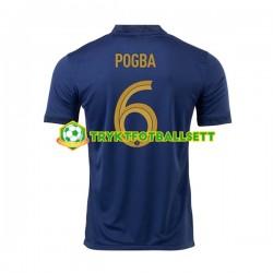 Herre Frankrike drakt Pogba 6 Hjemme VM 2022 Korte Ermer