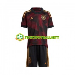 3-13 år Barn Tyskland drakt Borte VM 2022 Korte Ermer 3-13 år Barn Tyskland drakt Borte VM 2022 Korte Ermer