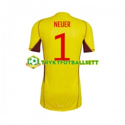 Herre Keeper Tyskland drakt Manuel Neuer 1 Borte VM 2022 Korte Ermer Herre Keeper Tyskland drakt Manuel Neuer 1 Borte VM 2022 Korte Ermer