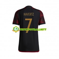Herre Tyskland drakt Havertz 7 Borte VM 2022 Korte Ermer Herre Tyskland drakt Havertz 7 Borte VM 2022 Korte Ermer