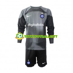 3-13 år Barn Keeper Inter Milan drakt Hjemme 2022-23 Langermet 3-13 år Barn Keeper Inter Milan drakt Hjemme 2022-23 Langermet