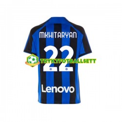 Herre Inter Milan drakt Henrikh Mkhitaryan 22 Hjemme 2022-23 Korte Ermer Herre Inter Milan drakt Henrikh Mkhitaryan 22 Hjemme 2022-23 Korte Ermer