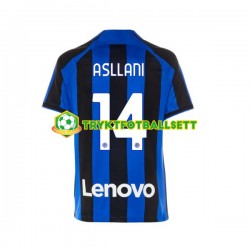Herre Inter Milan drakt Kristjan Asllani 14 Hjemme 2022-23 Korte Ermer Herre Inter Milan drakt Kristjan Asllani 14 Hjemme 2022-23 Korte Ermer