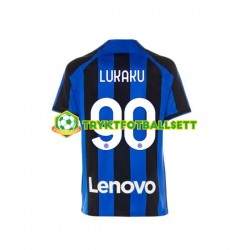 Herre Inter Milan drakt Romelu Lukaku 90 Hjemme 2022-23 Korte Ermer Herre Inter Milan drakt Romelu Lukaku 90 Hjemme 2022-23 Korte Ermer