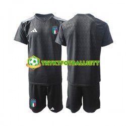3-13 år Barn Keeper Italia drakt Borte 2023 Korte Ermer 3-13 år Barn Keeper Italia drakt Borte 2023 Korte Ermer